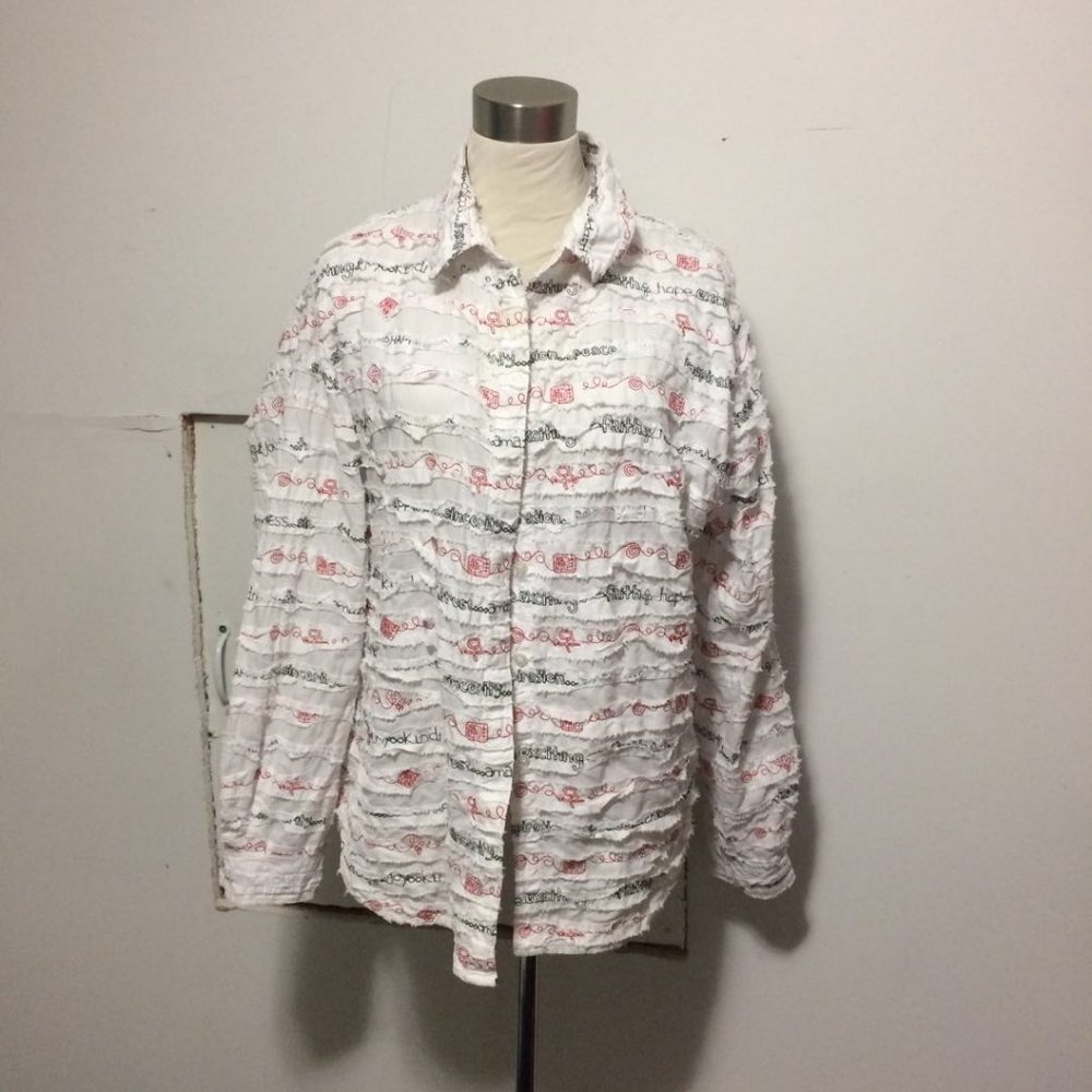 CHICO'S Oversize shirt Blouse